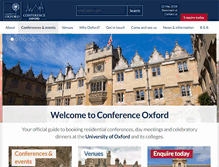 Tablet Screenshot of conference-oxford.com